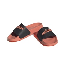 adidas Badeschuhe Adilette Shower - adidas Schriftzug - orangerot/schwarz - 1 Paar